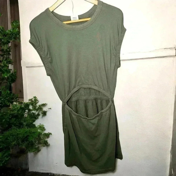 Aerie  green athletic cut out dress S - Picture 5 of 6